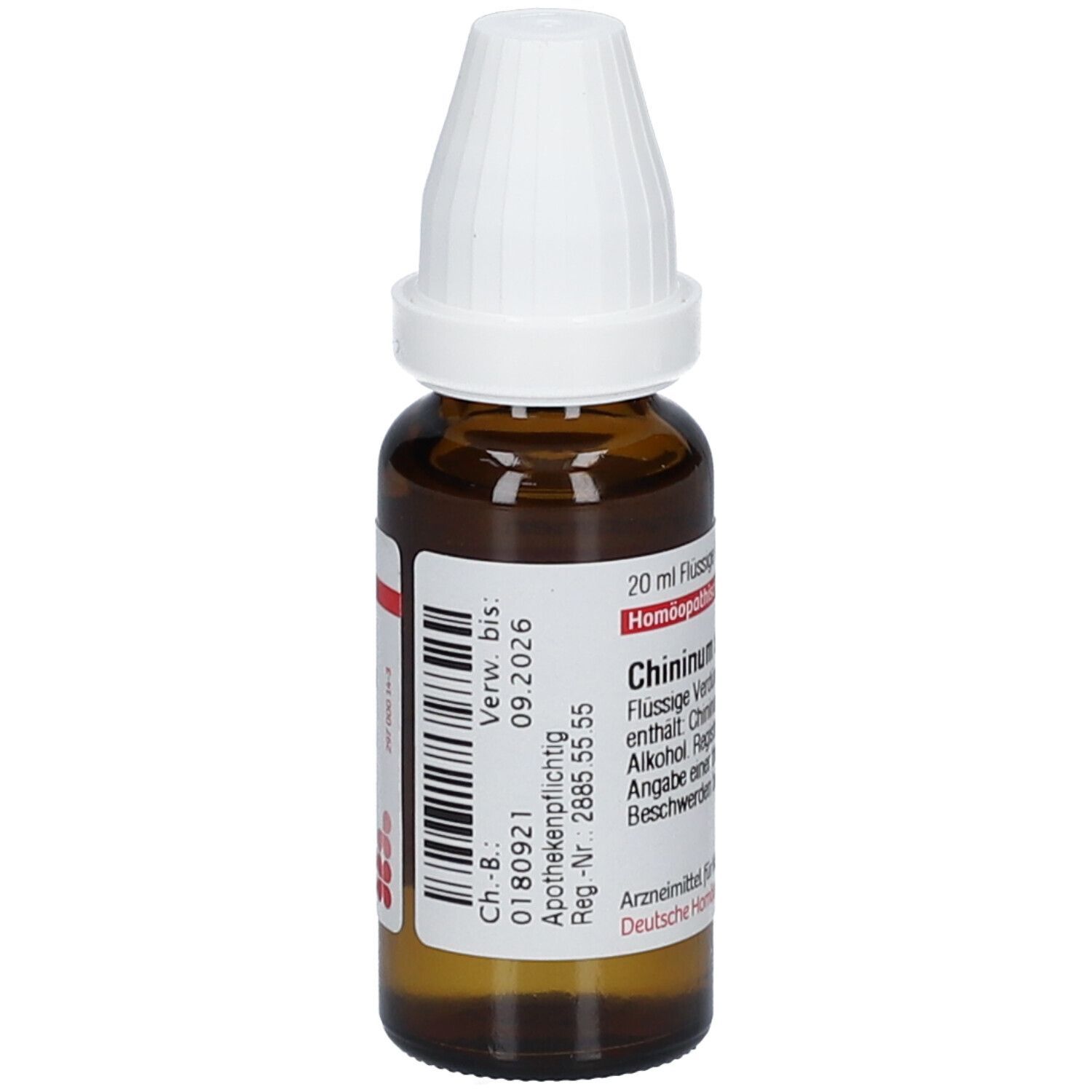 Chininum Sulfuricum D 4 Dilution 20 ml