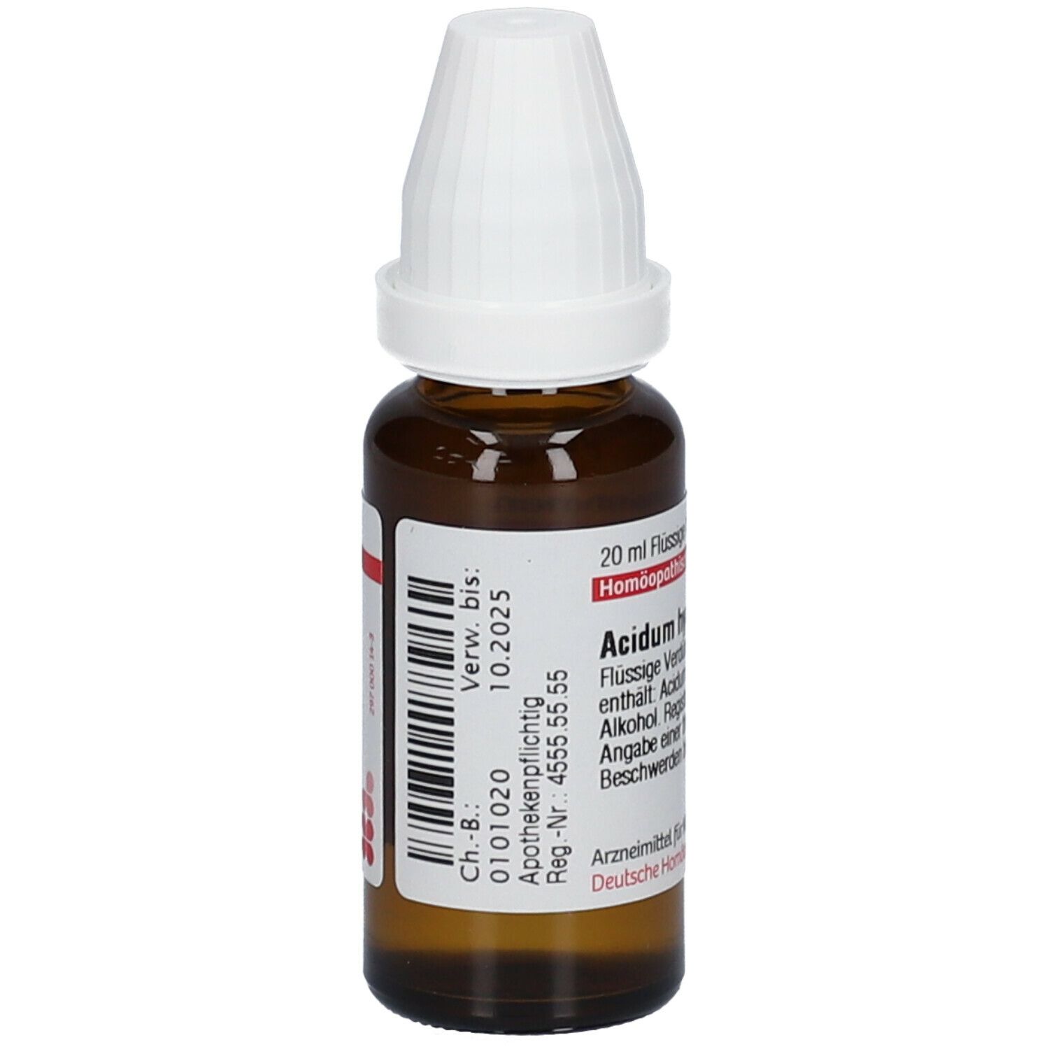 Acidum Hydrochloricum D 4 Dilution 20 ml