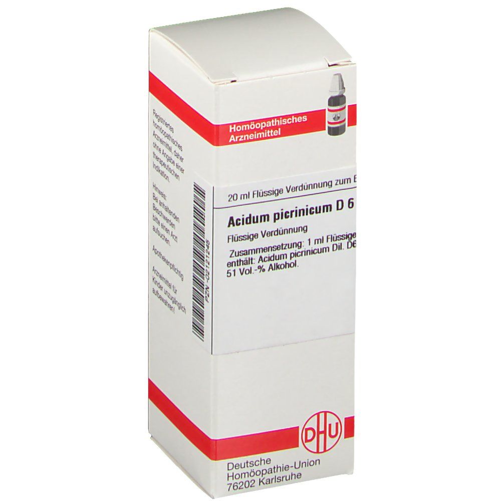 Acidum Picrinicum D 6 Dilution 20 ml