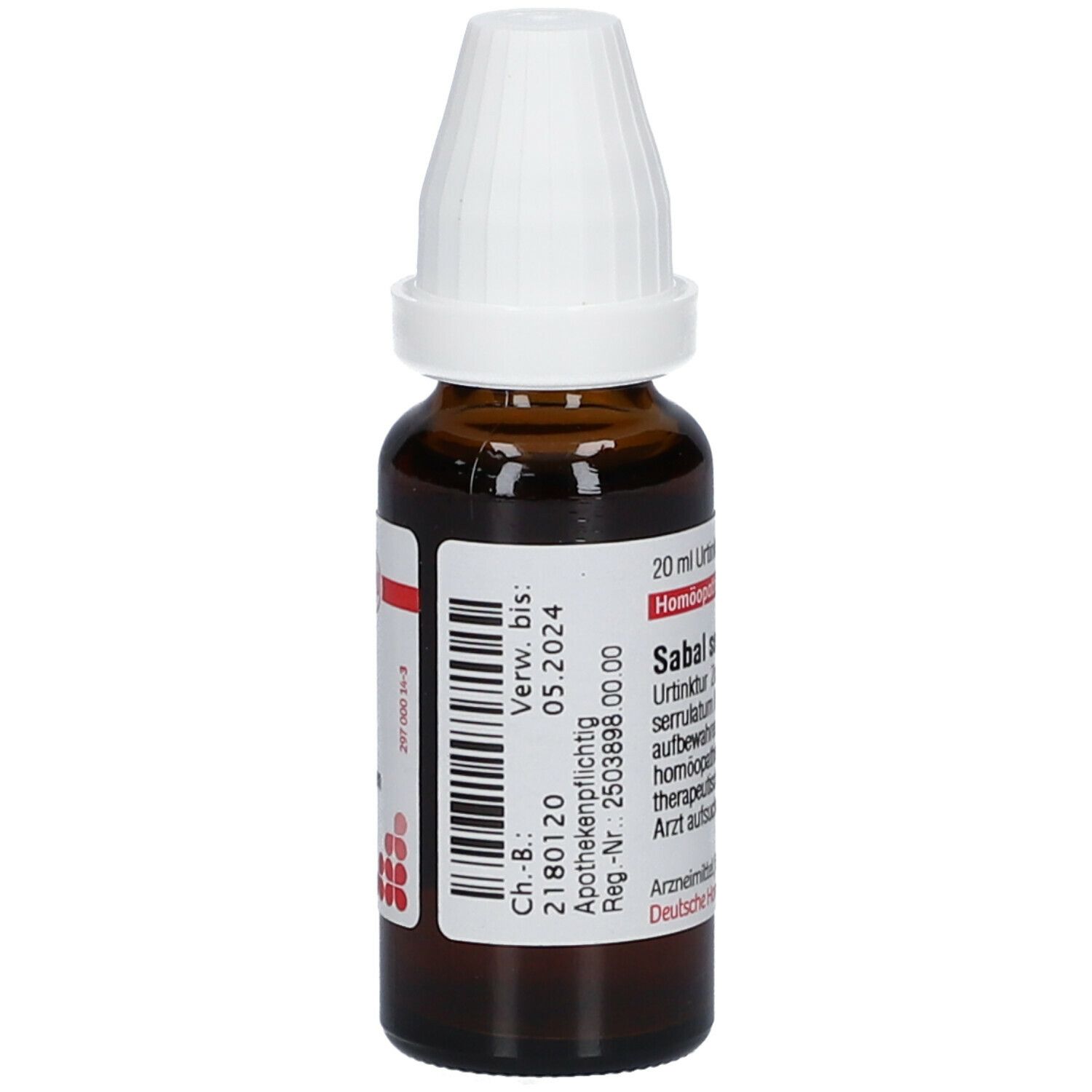 Sabal Serrulatum Urtinktur 20 ml Dilution