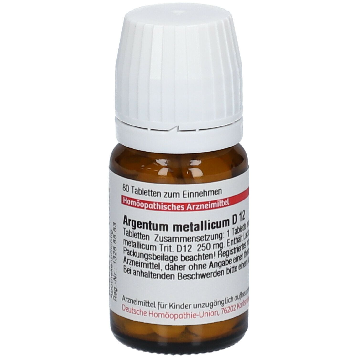 Argentum Metallicum D 12 Tabletten 80 St