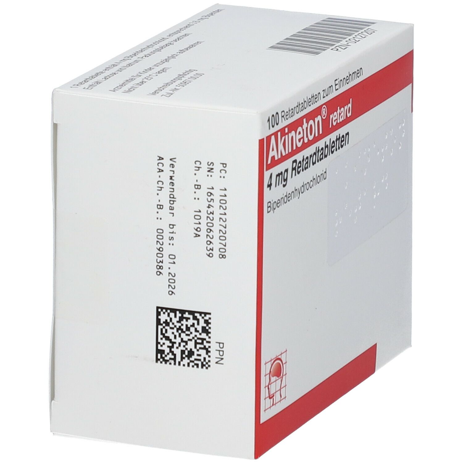 Akineton retard 4 mg Retardtabletten 100 St Retard-Tabletten