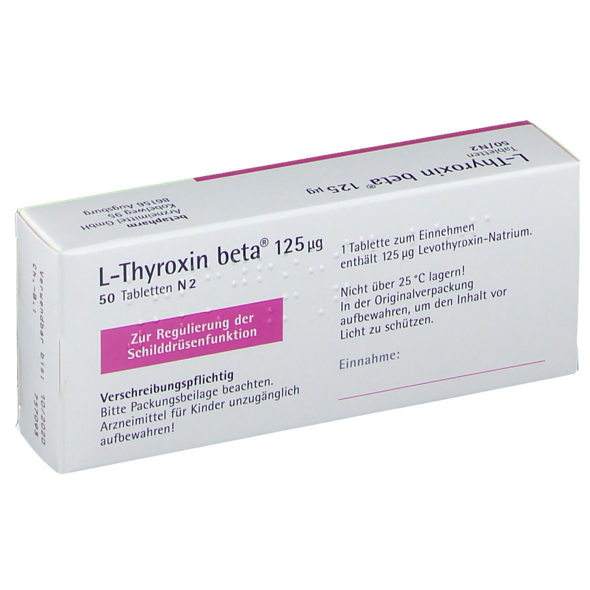 L-Thyroxin beta® 125 ug