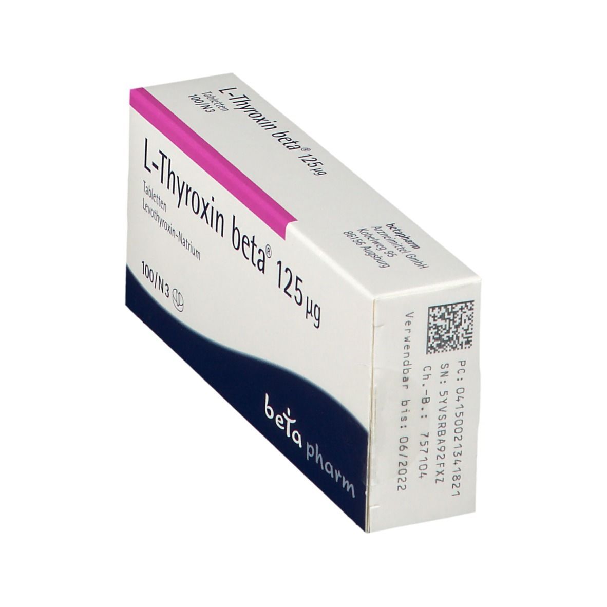 L-Thyroxin beta 125 µg Tabletten 100 St