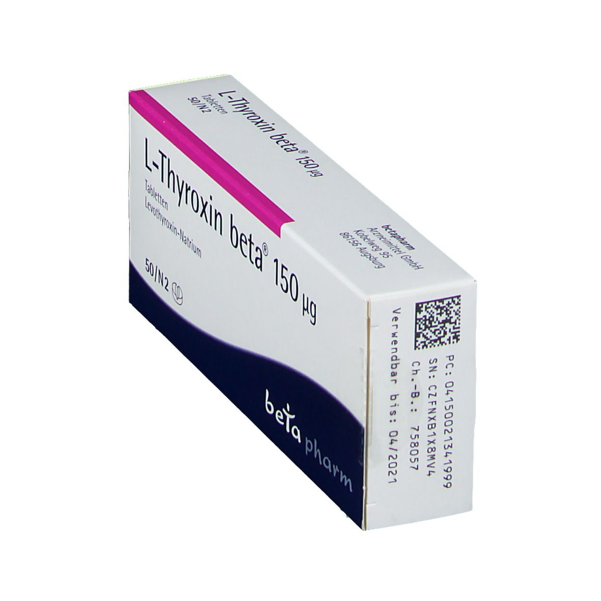 L-Thyroxin beta 150 µg Tabletten 50 St