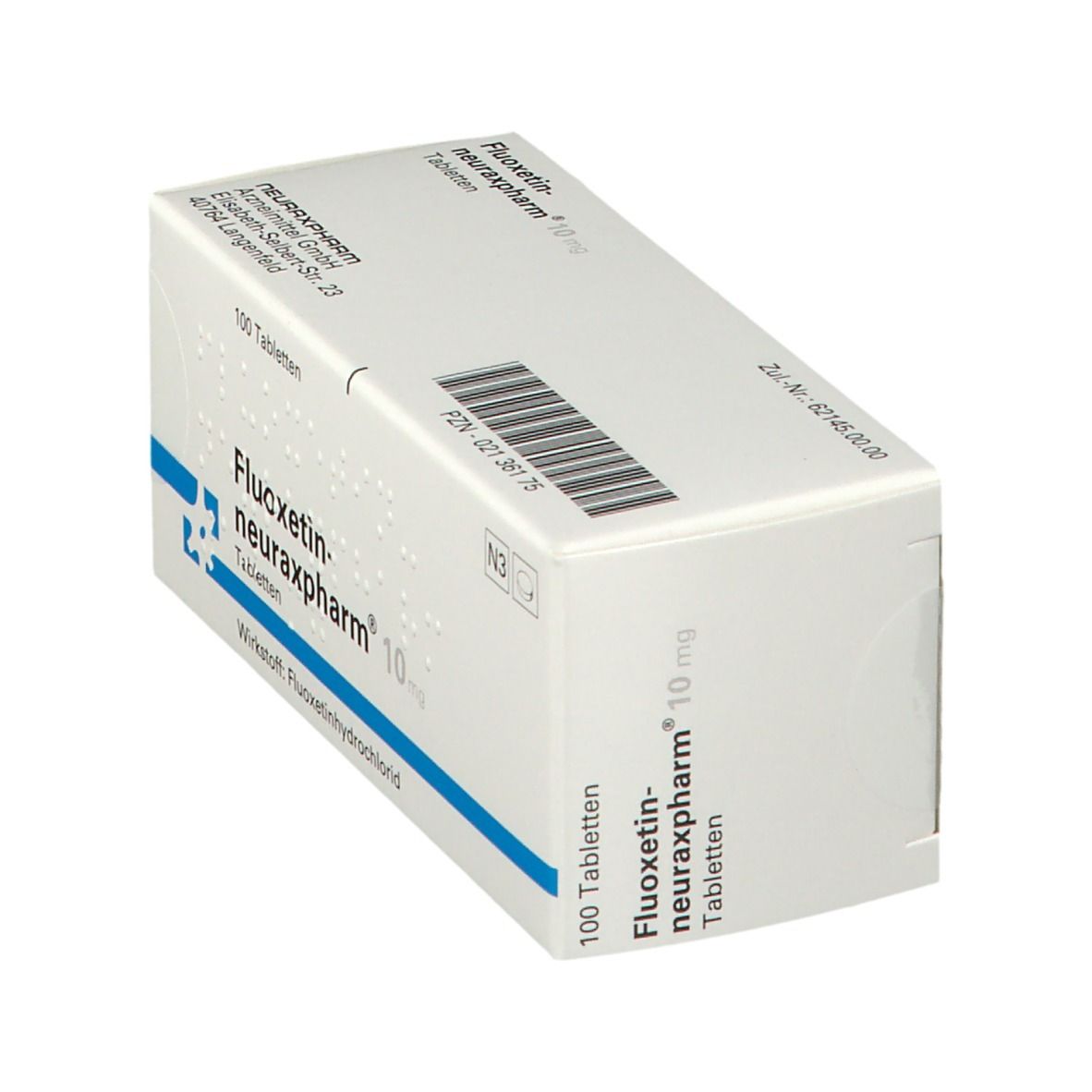 FLUOXETIN-neuraxpharm 10 mg Tabletten 20 St