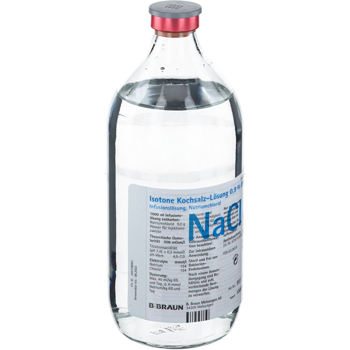 Kochsalzlösung 0,9 Glasfl. 1000 ml Shop Apotheke