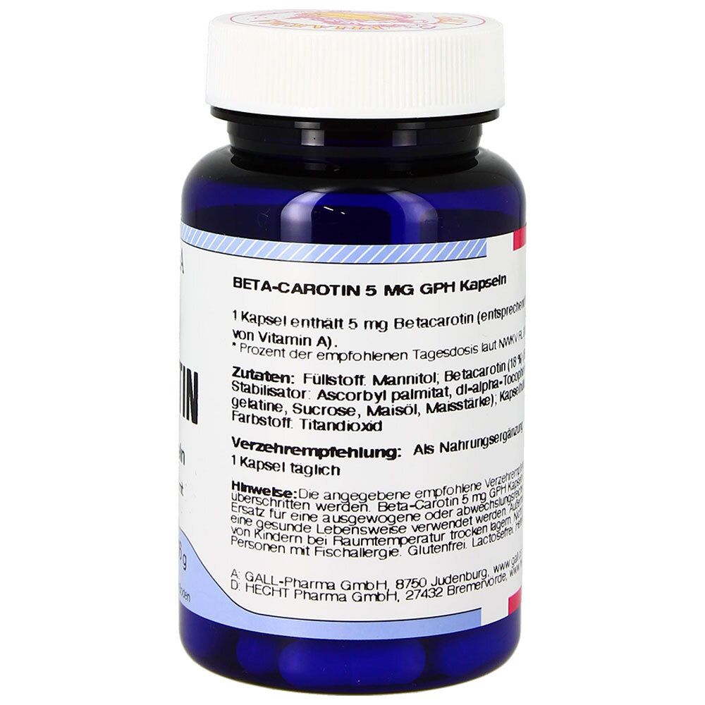 GALL PHARMA Beta-Carotin 5 mg GPH Kapseln