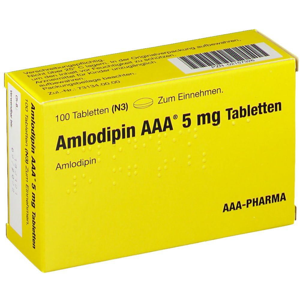 Amlodipin AAA® 5Mg l