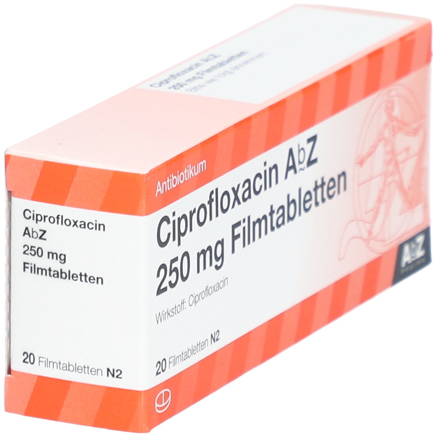 Ciprofloxacin AbZ 250 mg Filmtabletten 20 St