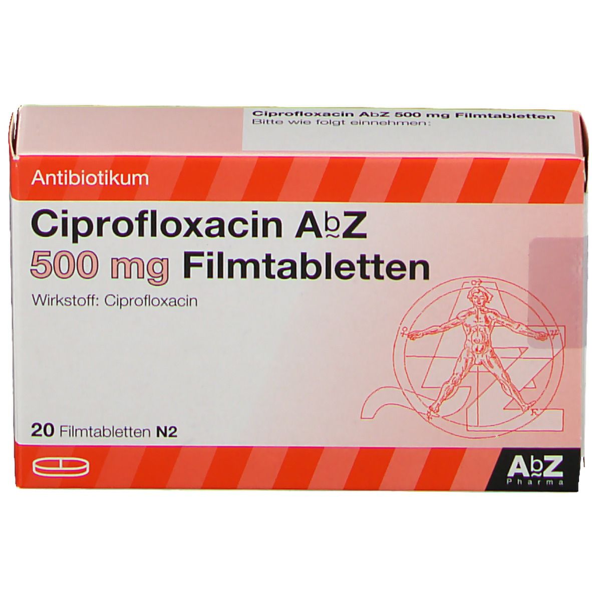Ciprofloxacin AbZ 500Mg