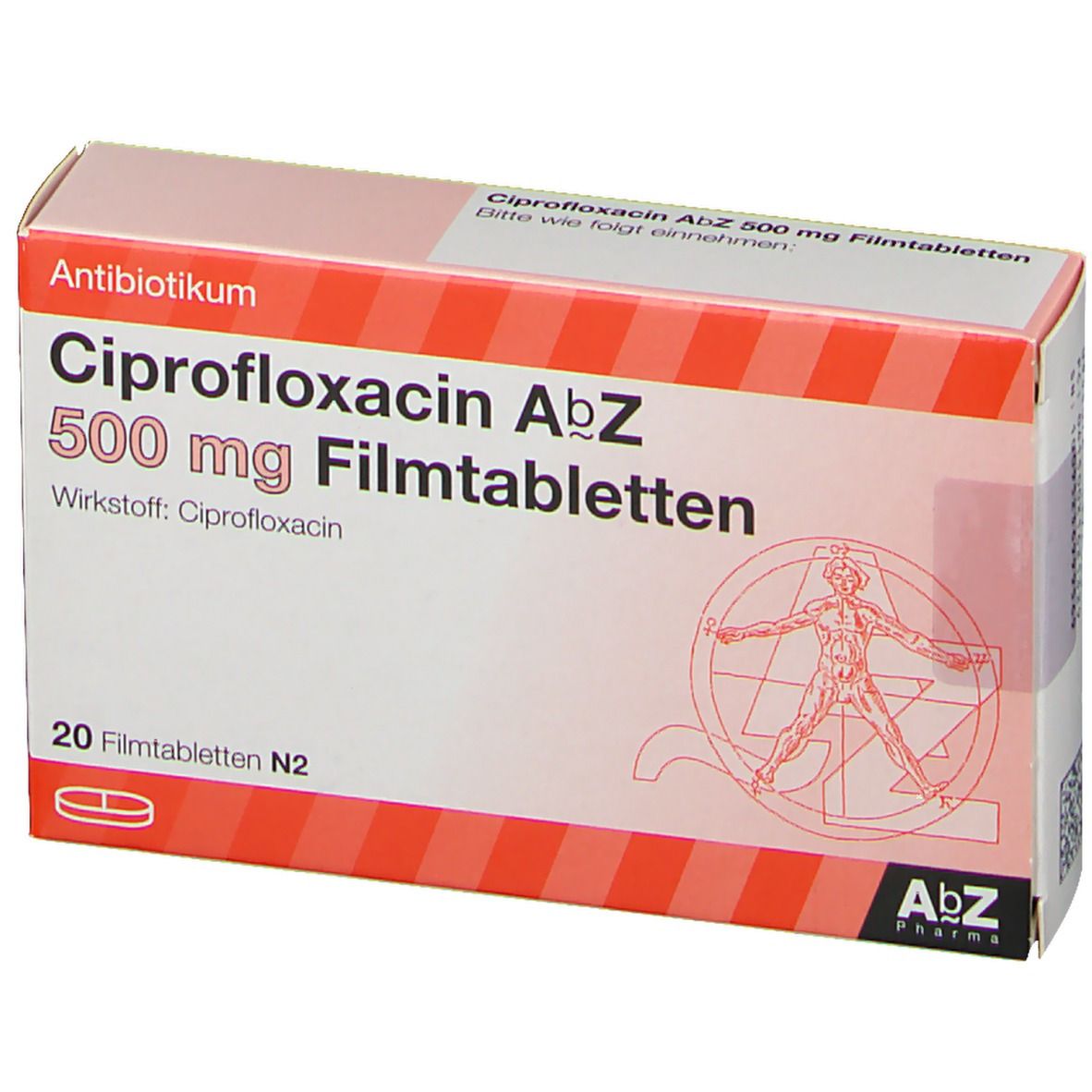 Ciprofloxacin AbZ 500Mg
