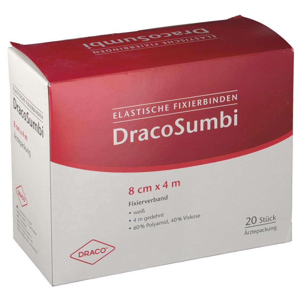 Sumbi Fixierbinde weiss 4 m x 8 cm