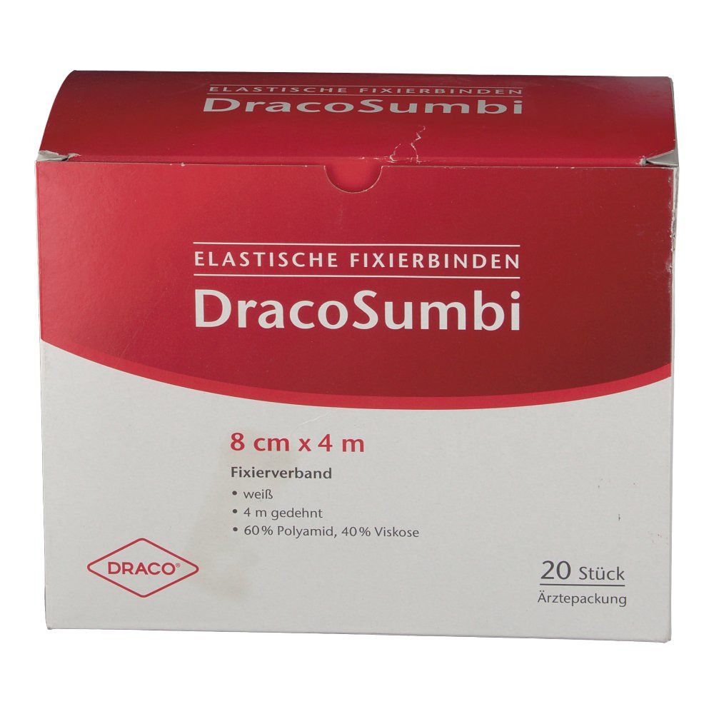 Sumbi Fixierbinde weiss 4 m x 8 cm