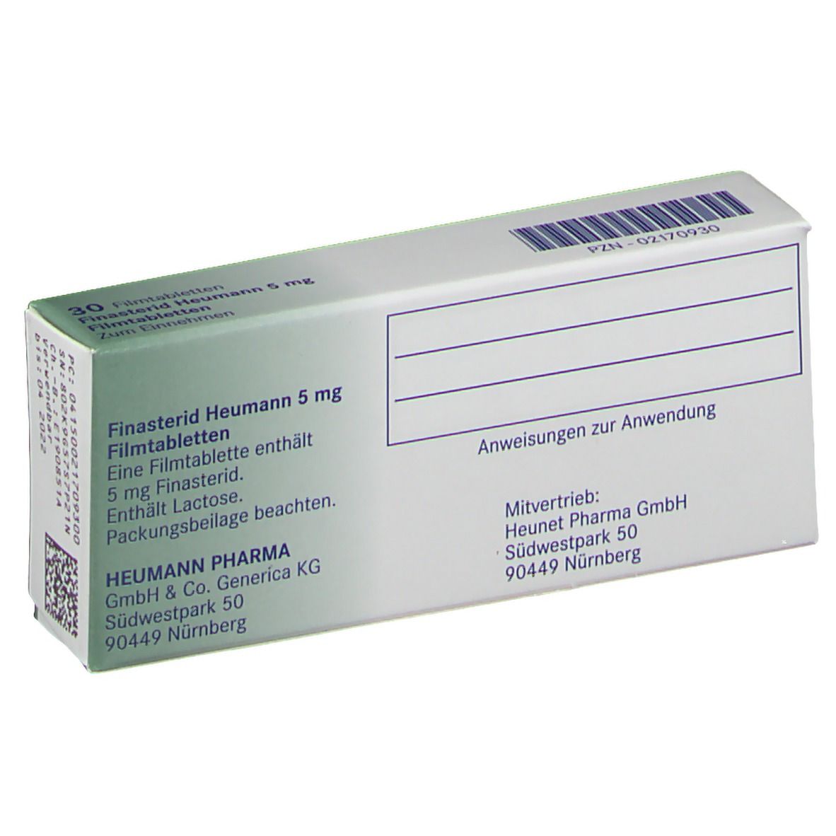 Finasterid Heumann 5 mg