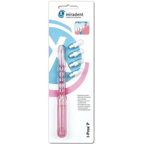 miradent I-Prox® P Sulcusbürsten-Kit pink transparent