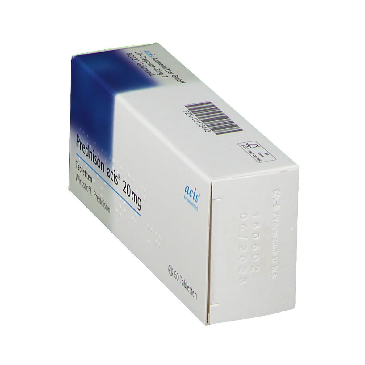 Prednison acis 20 mg Tabletten 50 St