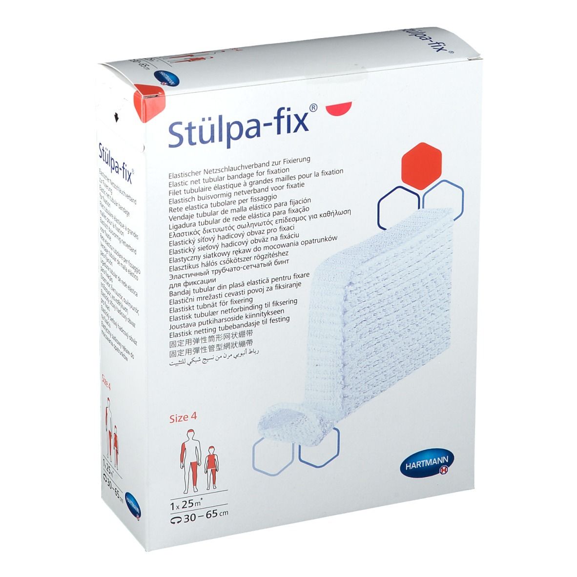 Stülpa®-fix Netzschlauchverband Gr. 4 Fuß- und Beinverbände, Kinderrumpfverbände 25m