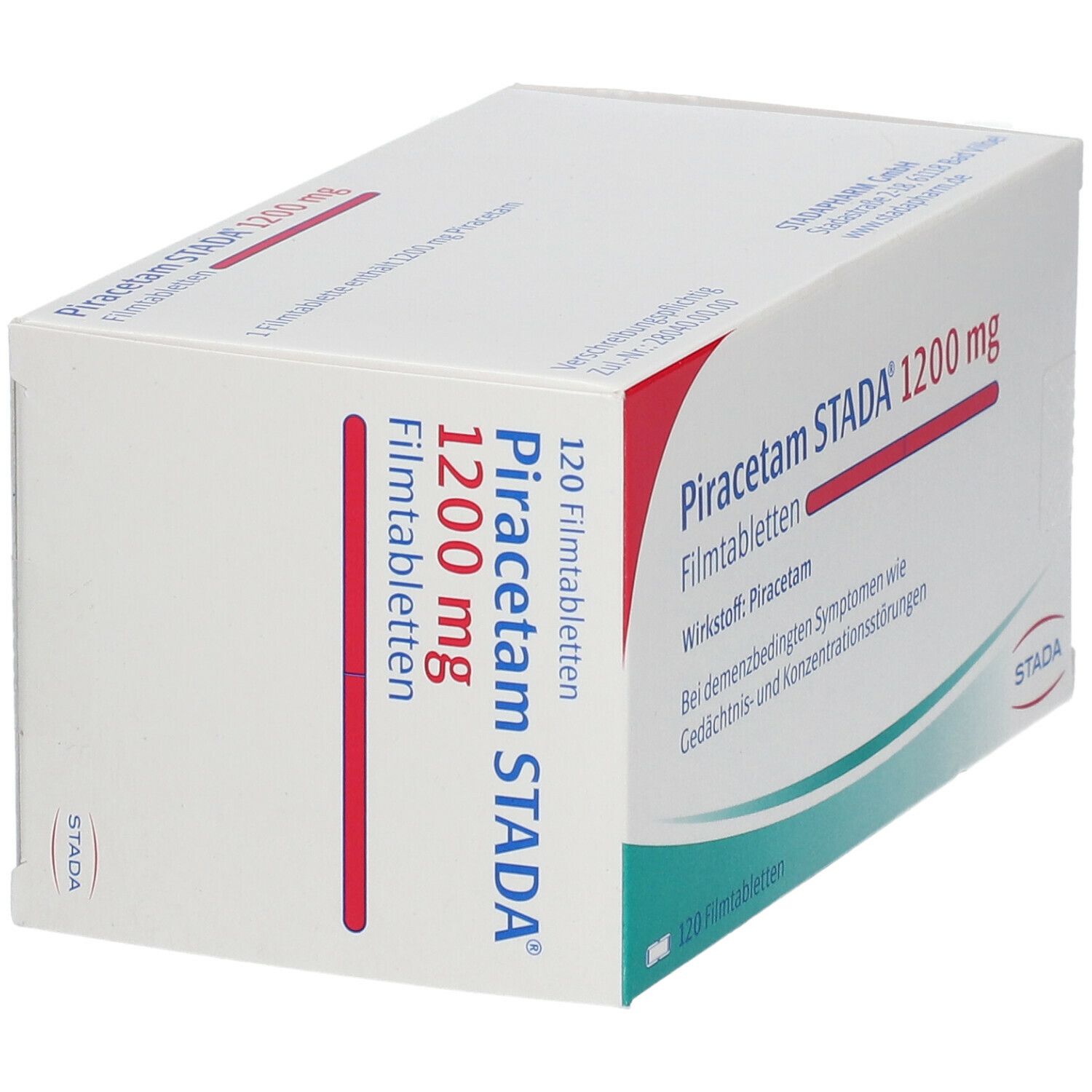 Piracetam Stada 1200 mg Filmtabletten 120 St