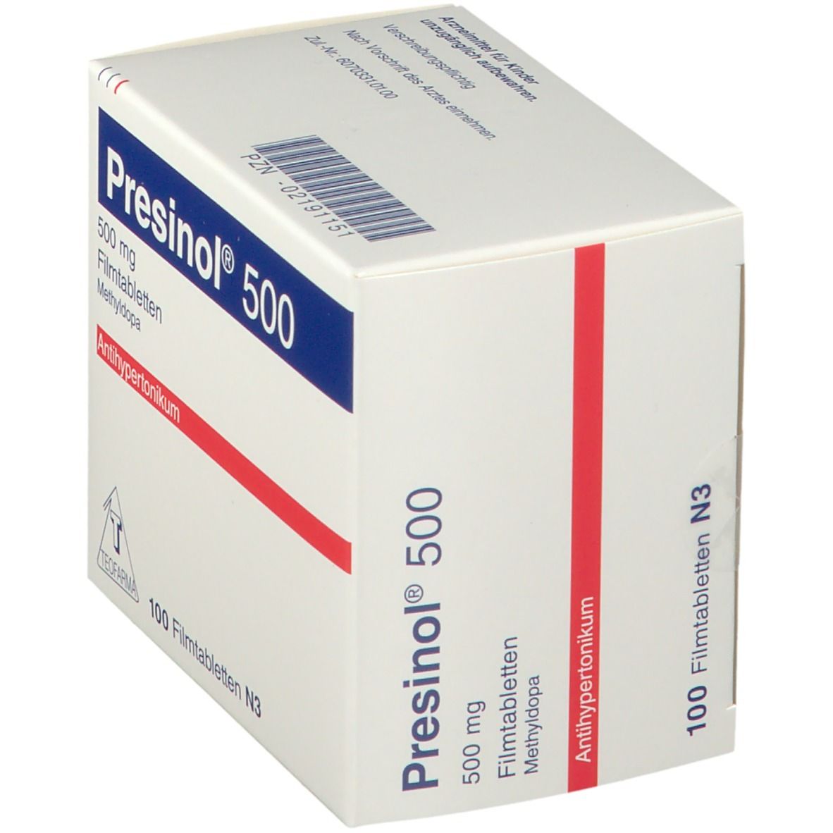 Presinol 500 Filmtabletten 100 St