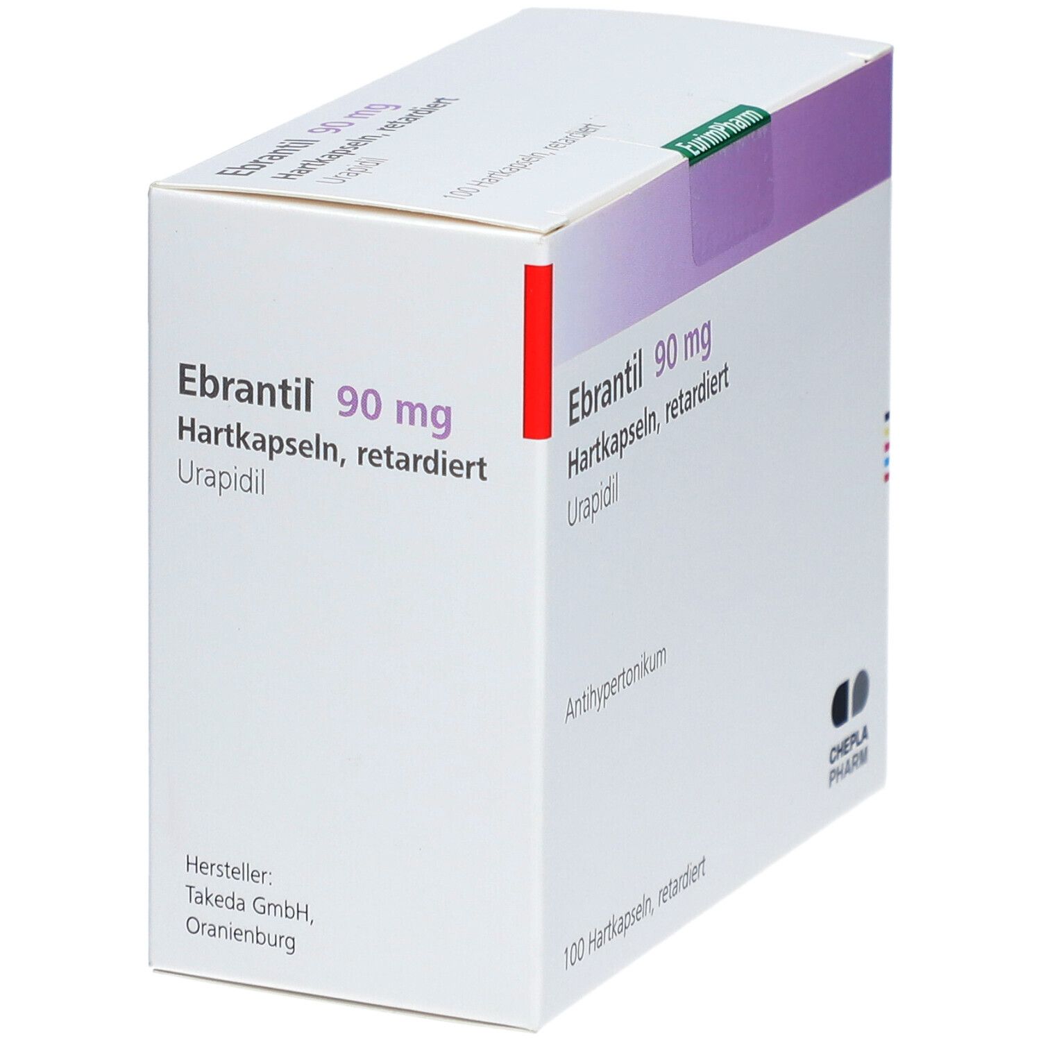 Ebrantil 90 mg Retardkapseln 100 St Retard-Kapseln