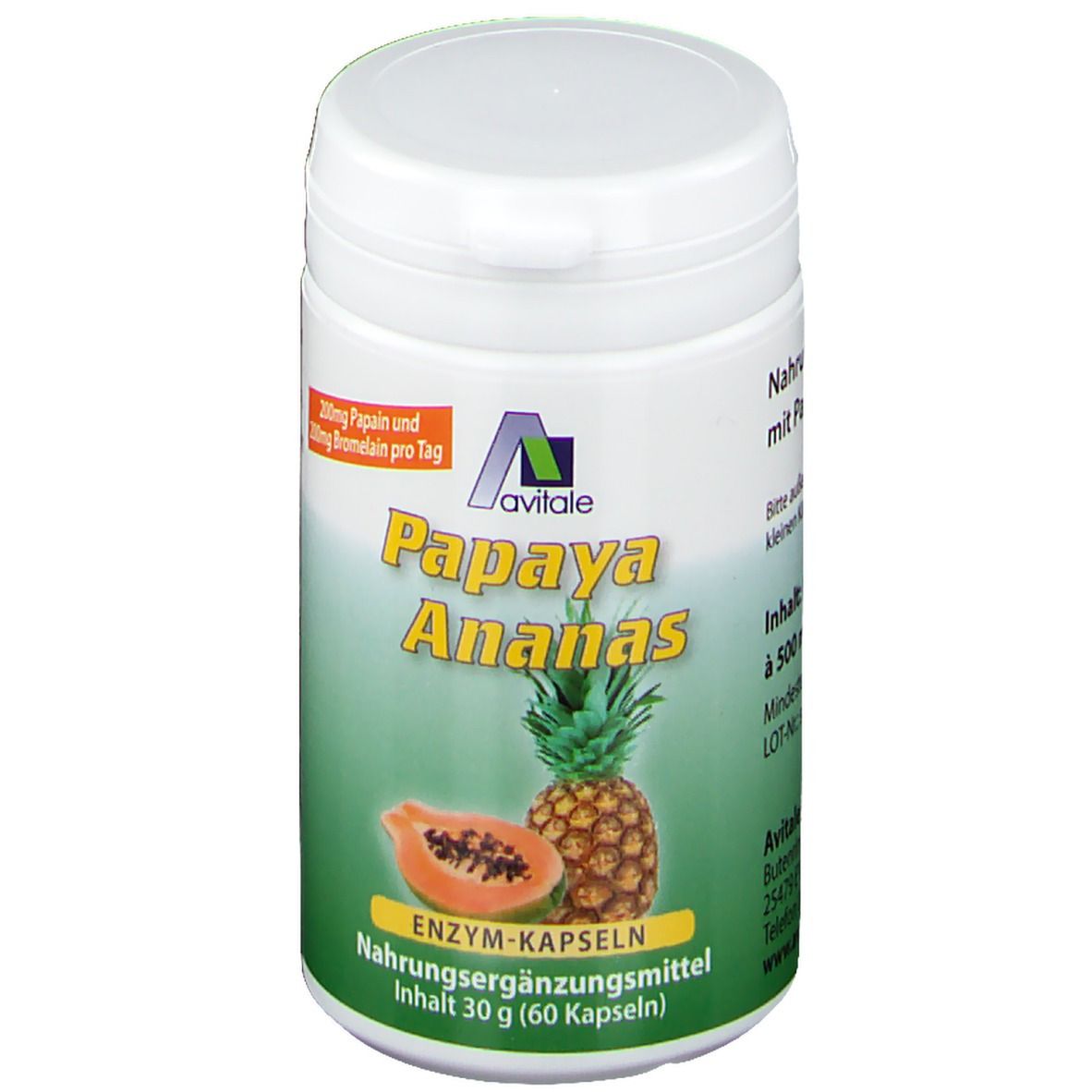 Avitale Papaya-Ananas Enzym