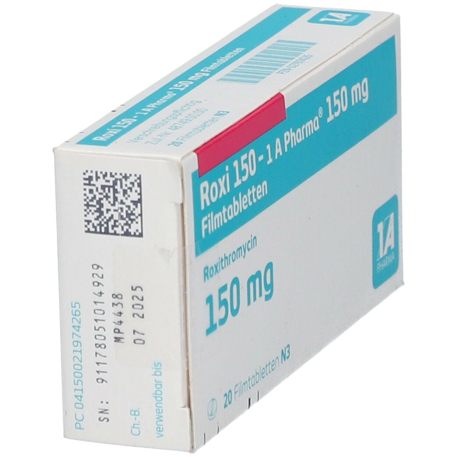 Roxi 150-1A Pharma Filmtabletten 20 St