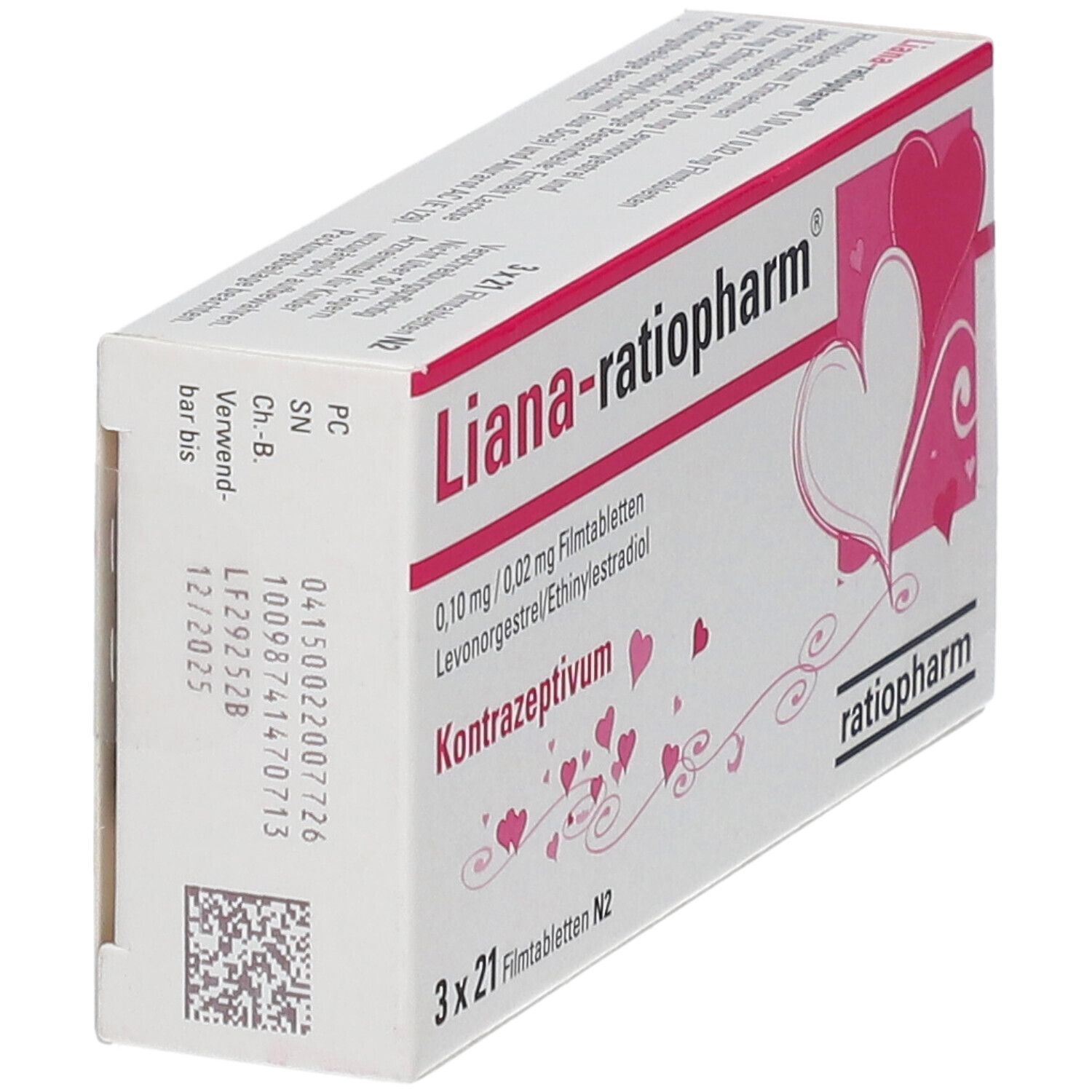 Liana-ratiopharm® 0,1 mg/0,02 mg