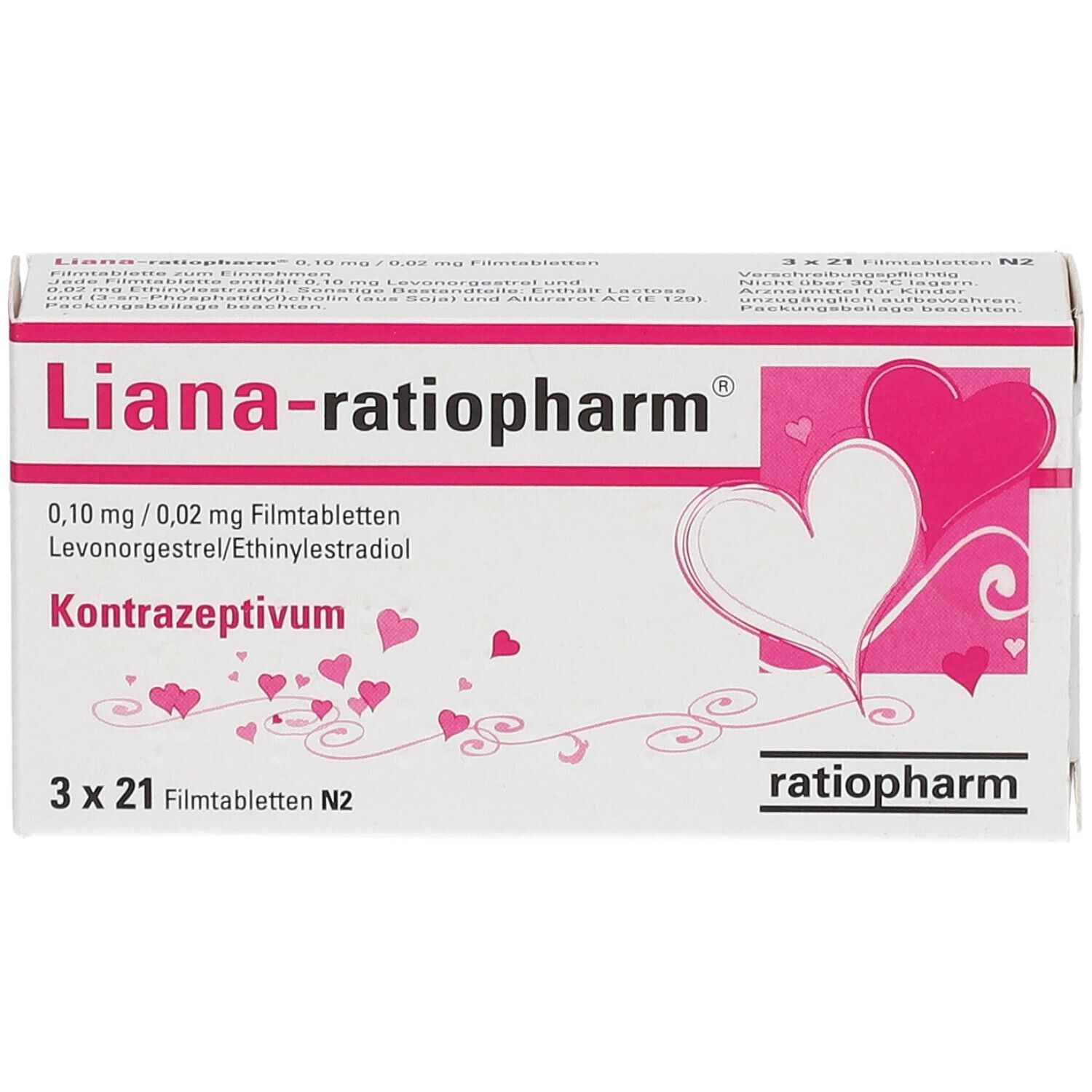 Liana-ratiopharm® 0,1 mg/0,02 mg