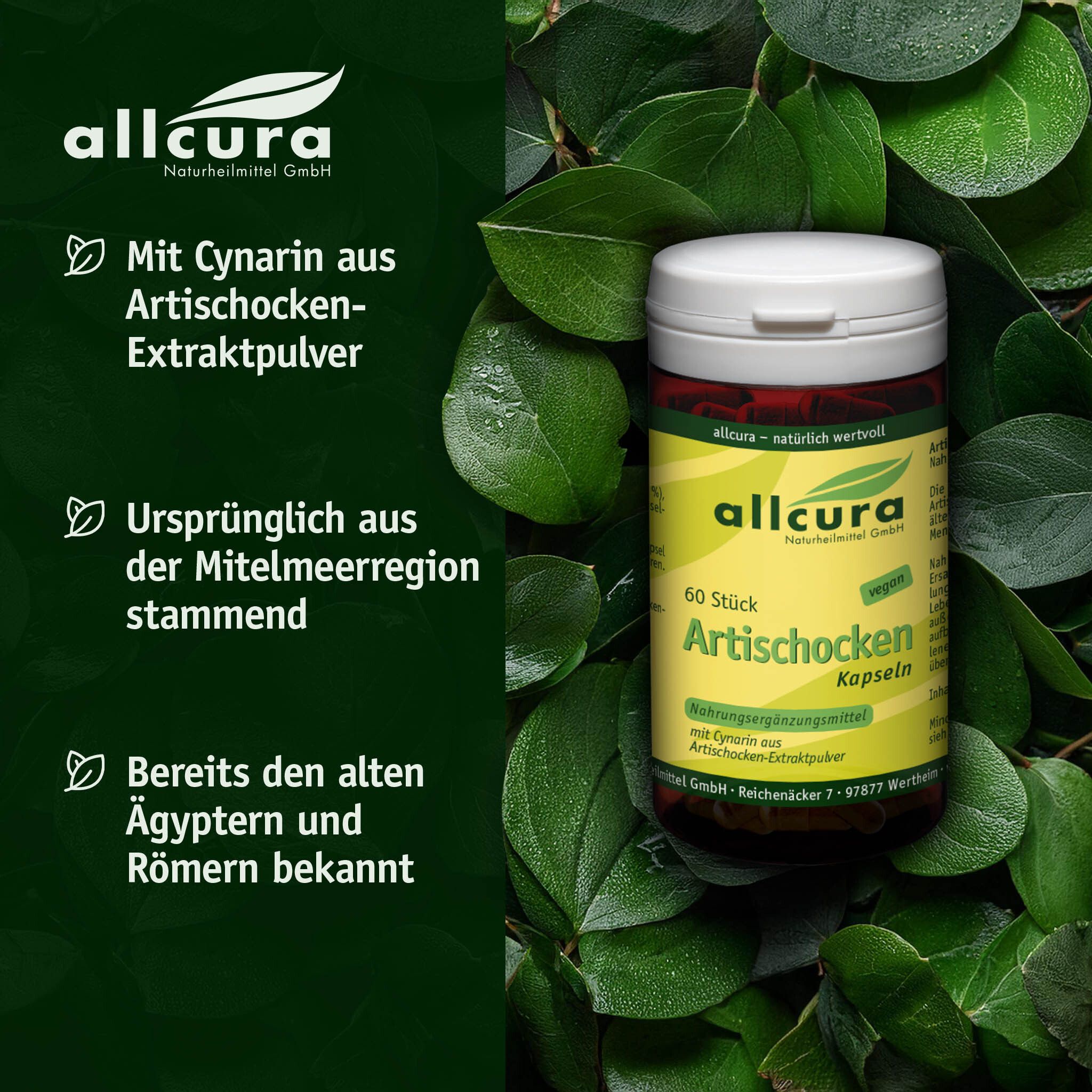 allcura Artischocken Kapseln