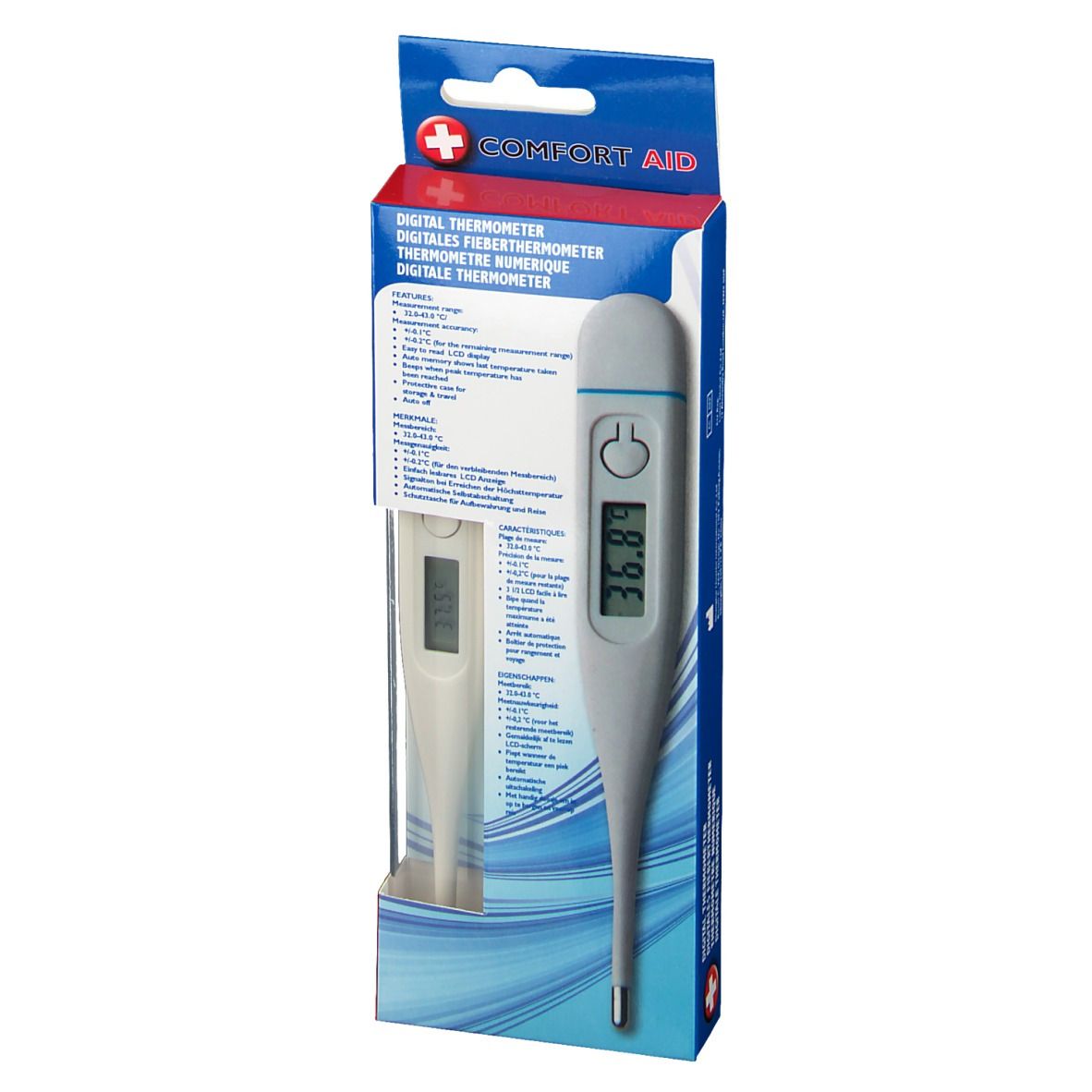 Digitales Thermometer mit automatischem Alarm