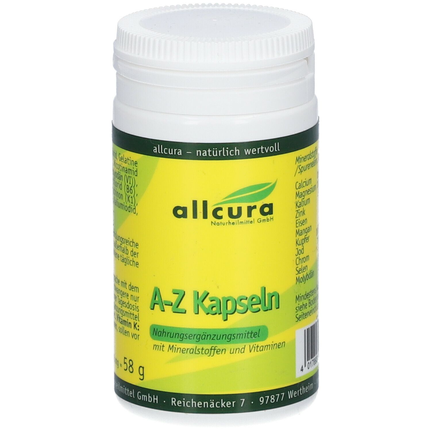 A-Z Kapseln mit Mineralstoffen und Vitaminen 60 St