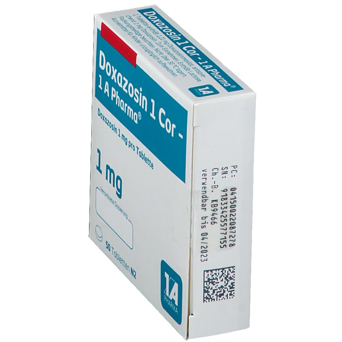 Doxazosin 1 Cor-1A Pharma Tabletten 50 St