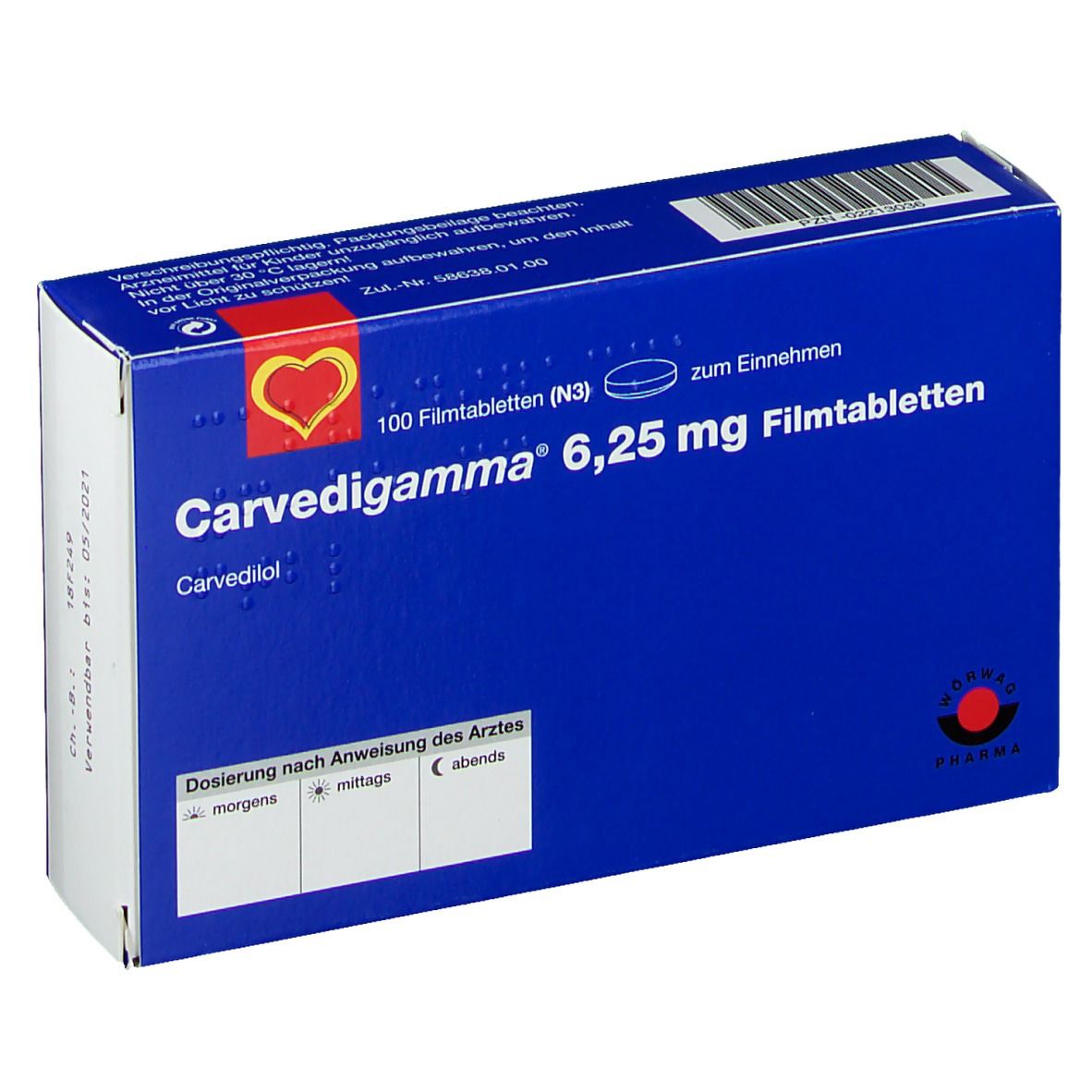 Carvedigamma® 6,25 mg