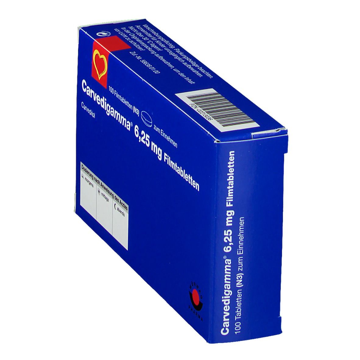 Carvedigamma® 6,25 mg
