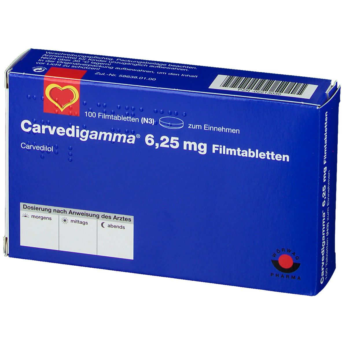 Carvedigamma® 6,25 mg