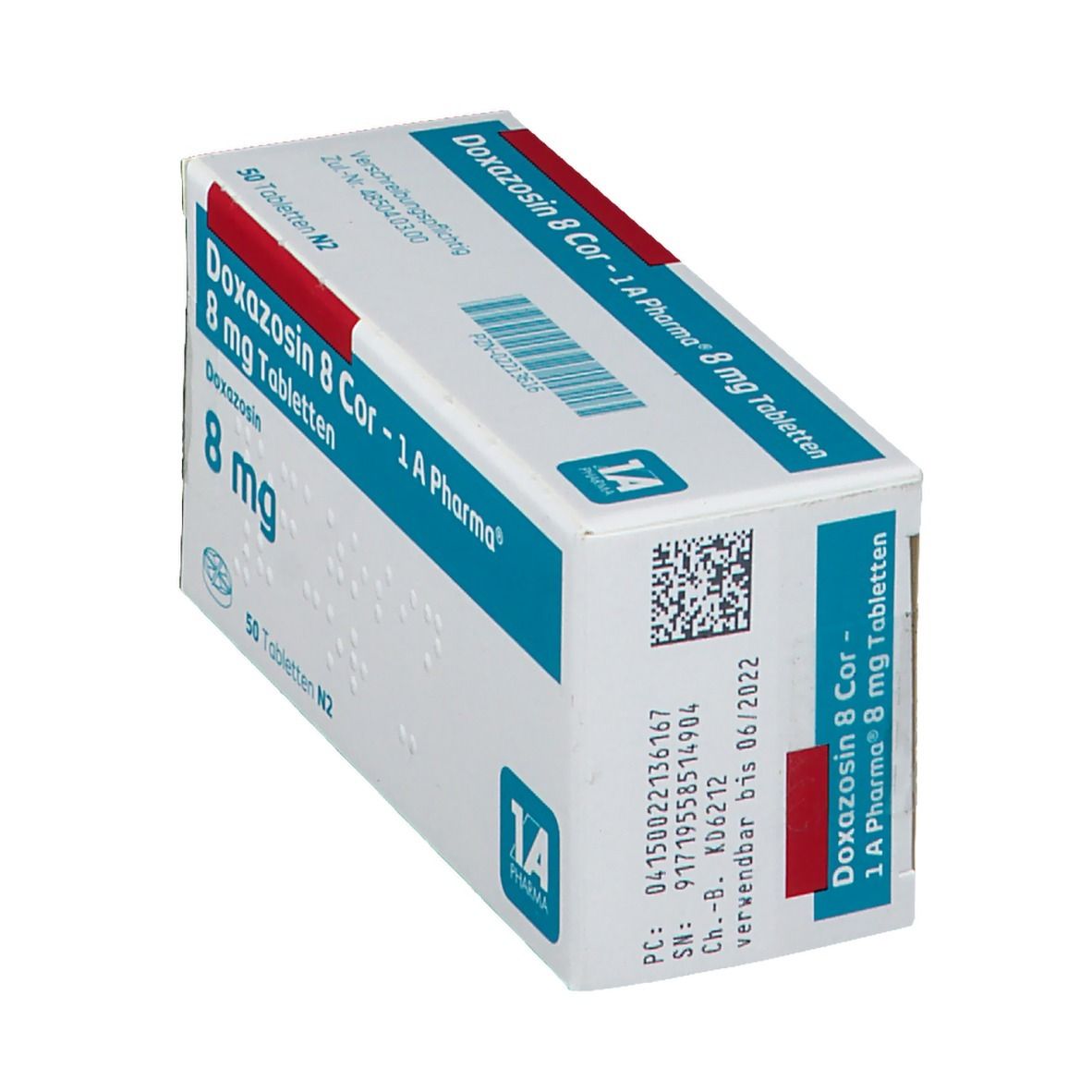 Doxazosin 8 Cor-1A Pharma Tabletten 50 St