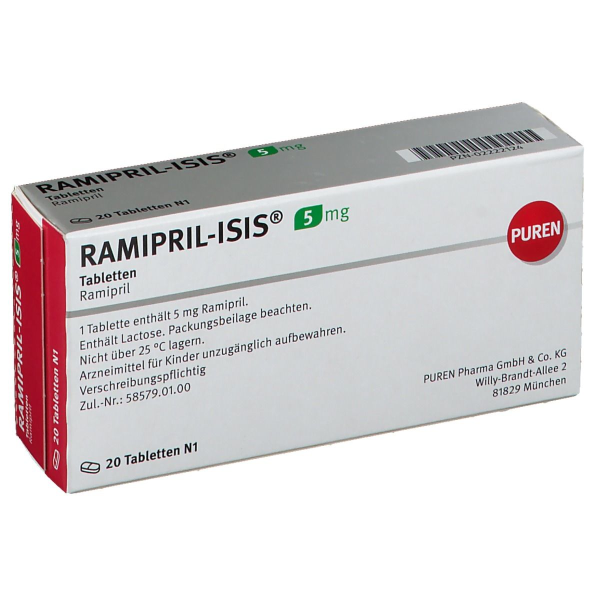 Ramipril Isis 5 mg