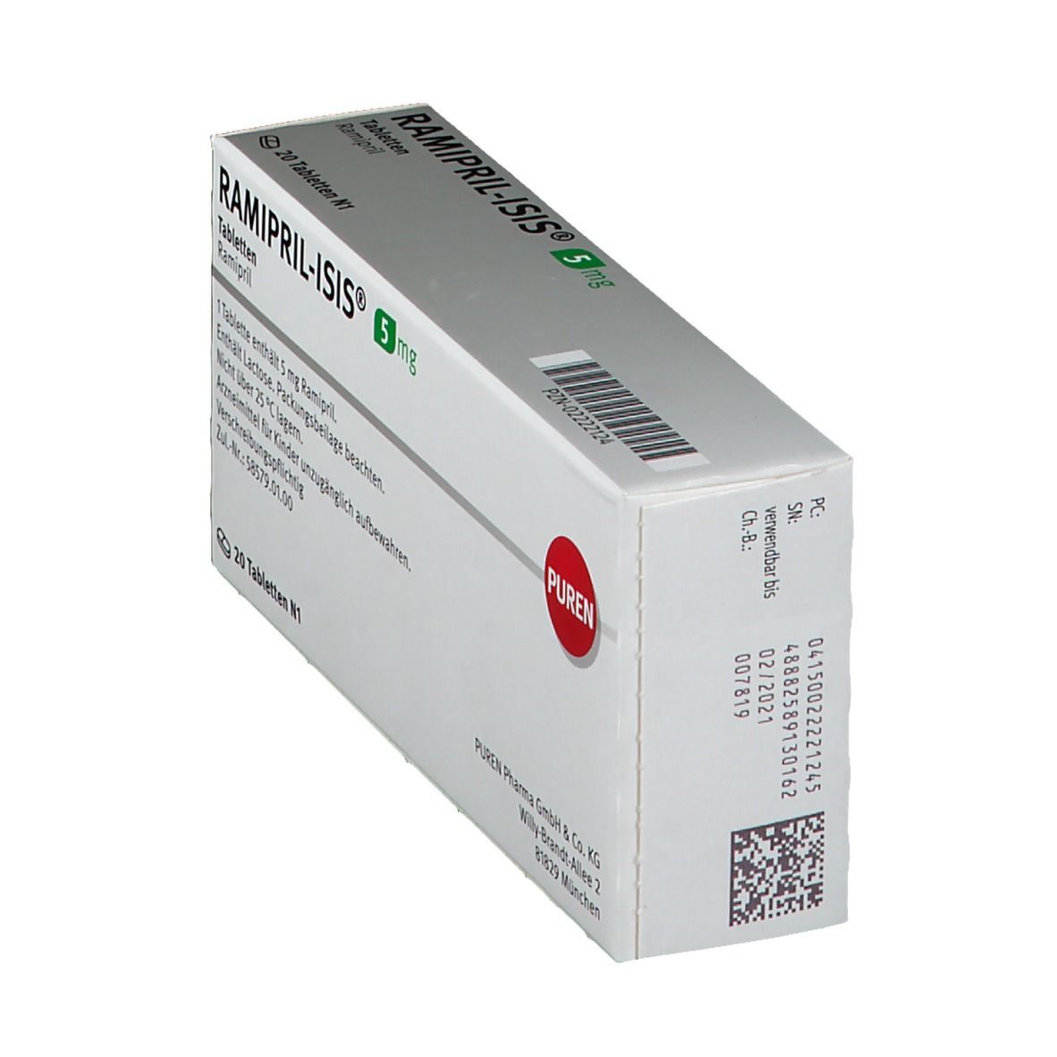 Ramipril Isis 5 mg