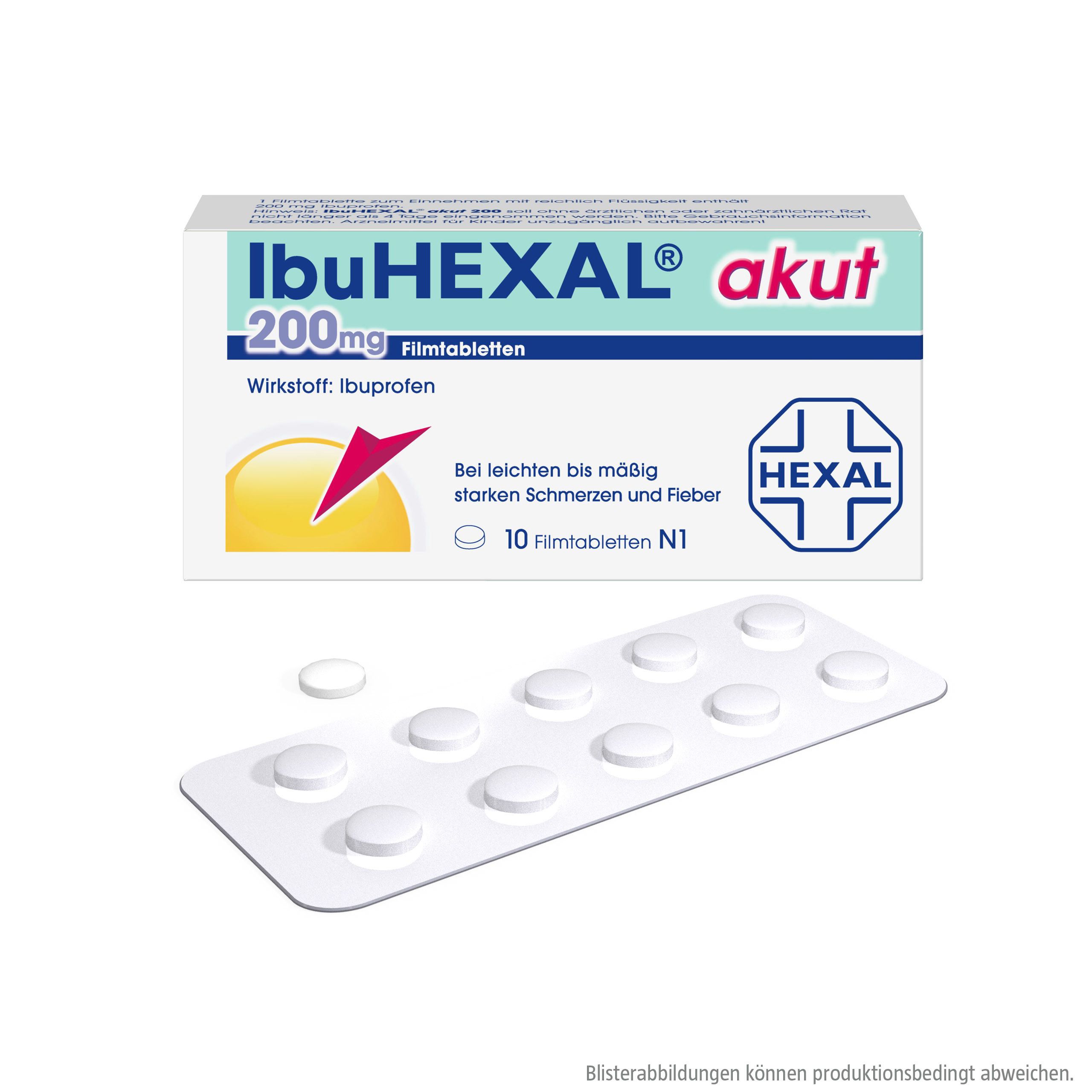 IbuHEXAL® akut 200 mg Filmtabletten