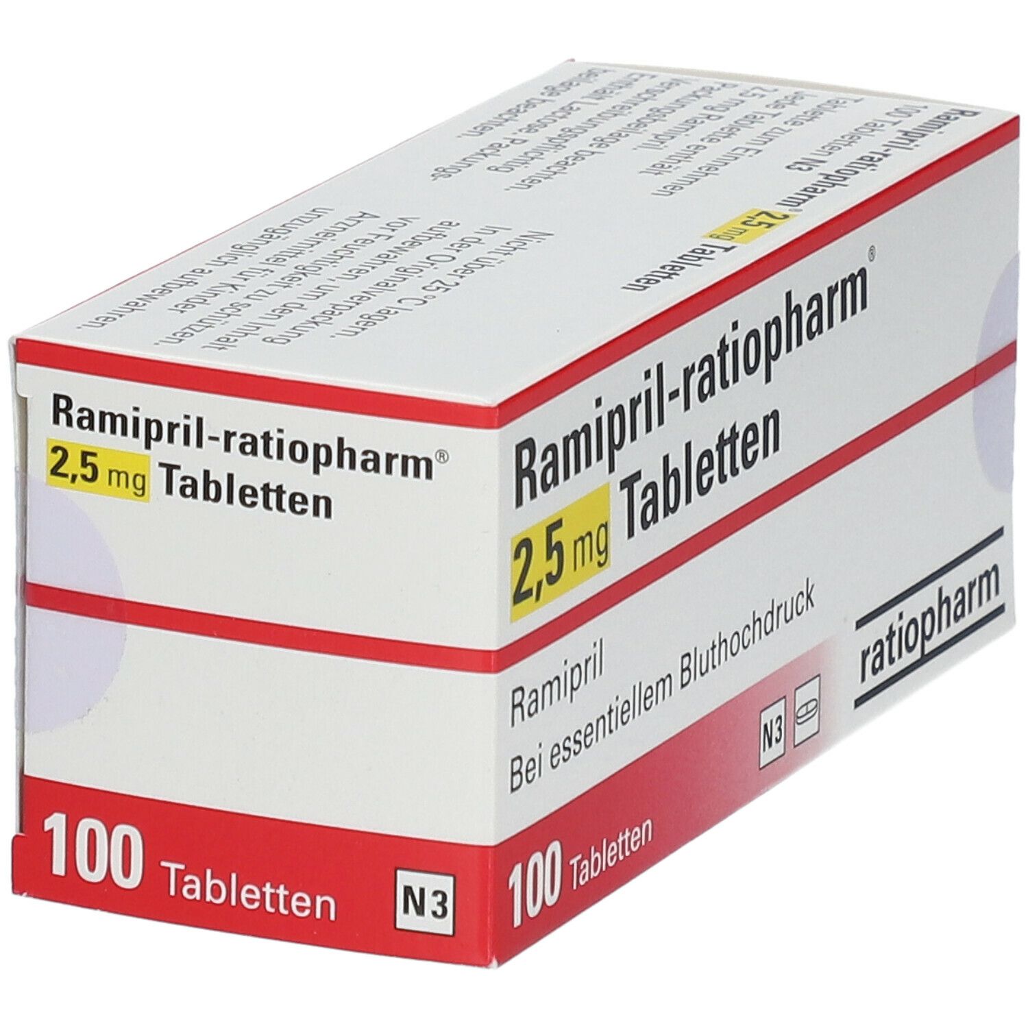 Ramipril-ratiopharm® 2,5 mg