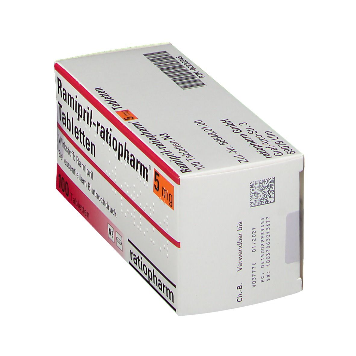 Ramipril-ratiopharm® 5 mg