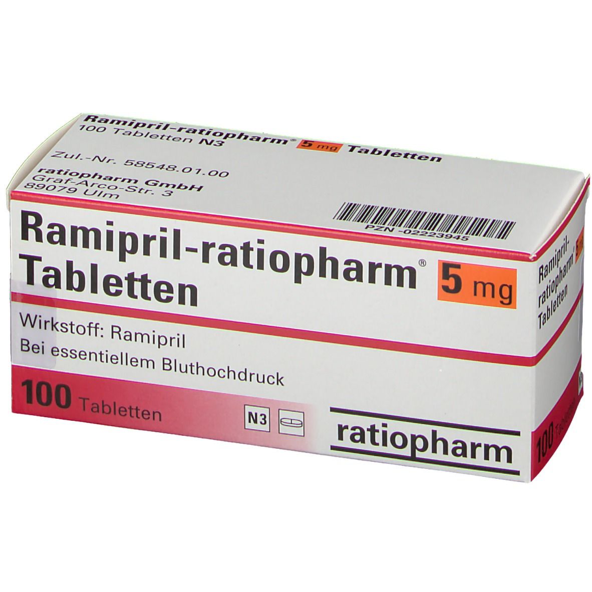 Ramipril-ratiopharm® 5 mg