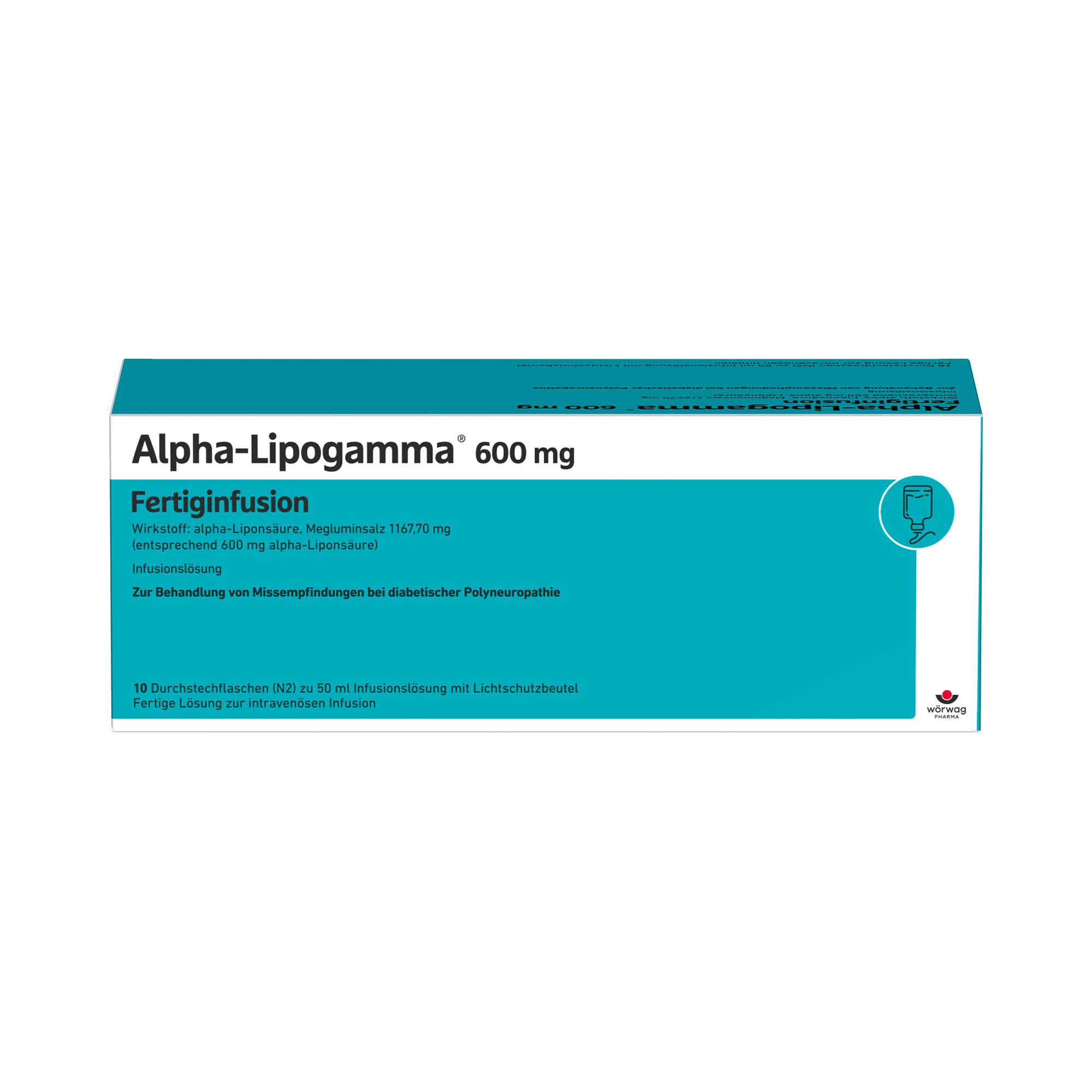 Alpha Lipogamma® 600 mg Fertiginfusion