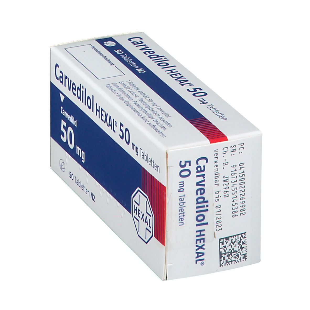 Carvedilol Hexal 50 mg Tabletten St