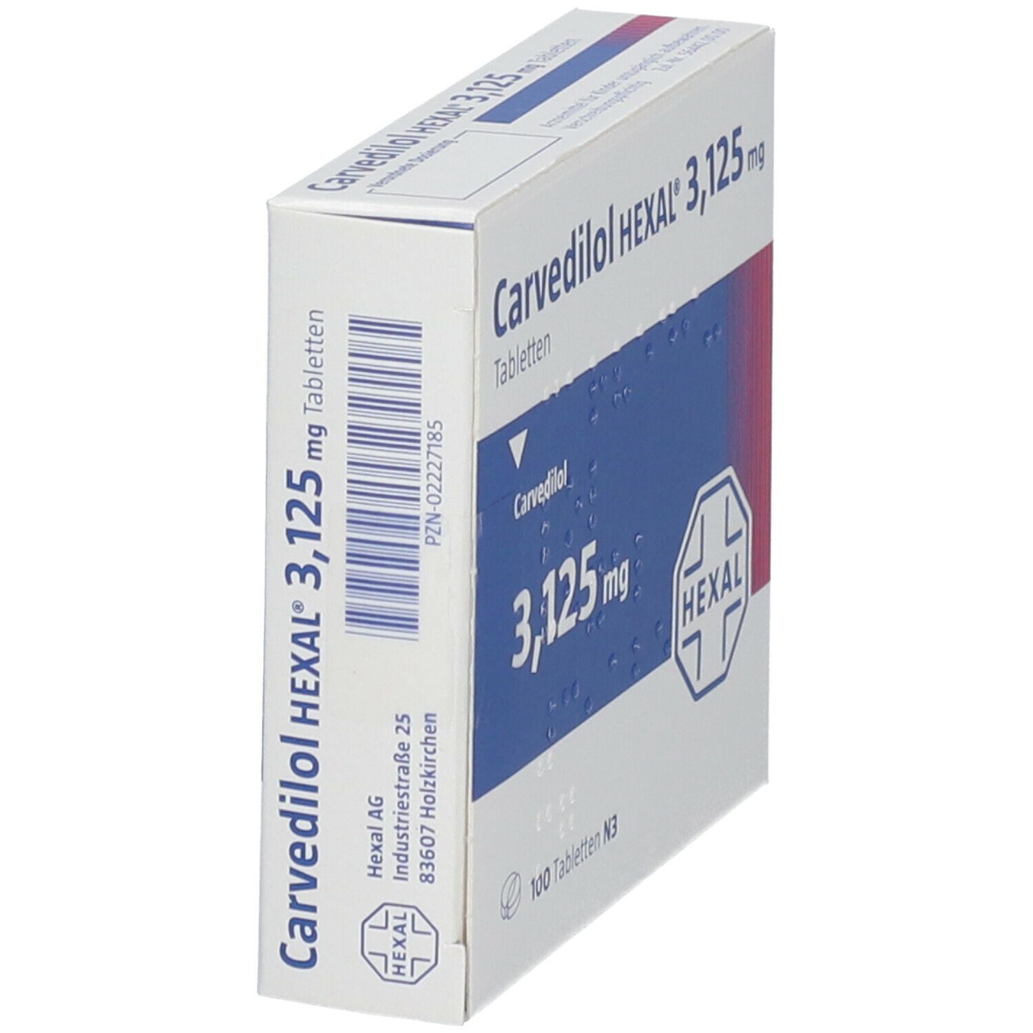 Carvedilol HEXAL® 3,125 mg