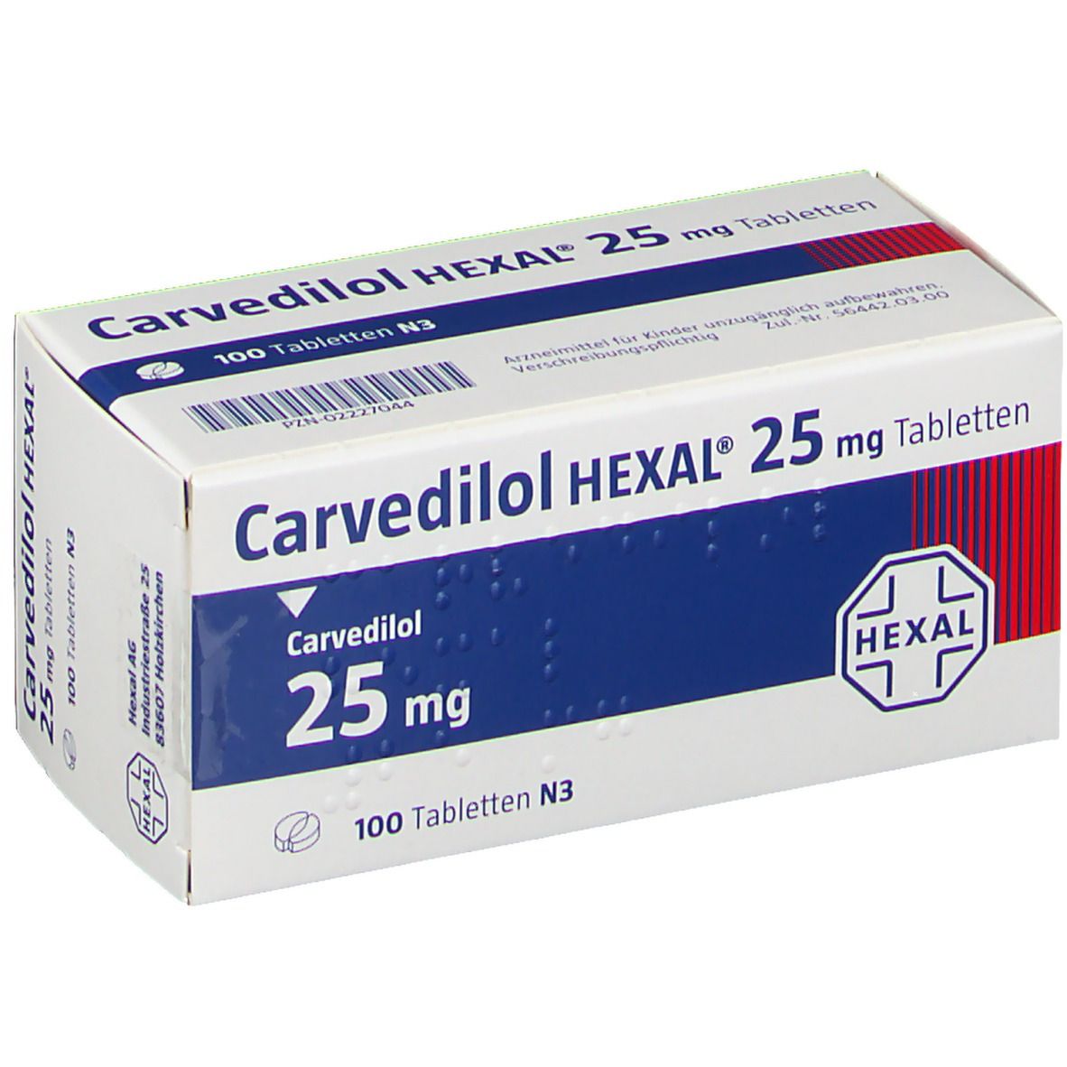 Carvedilol HEXAL® 25 mg