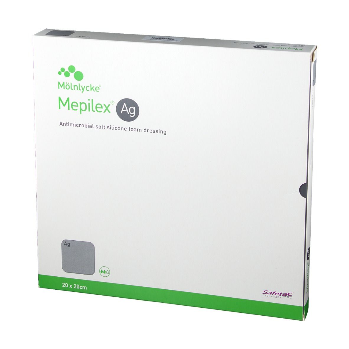 Mepilex® Ag 20 x 20 cm