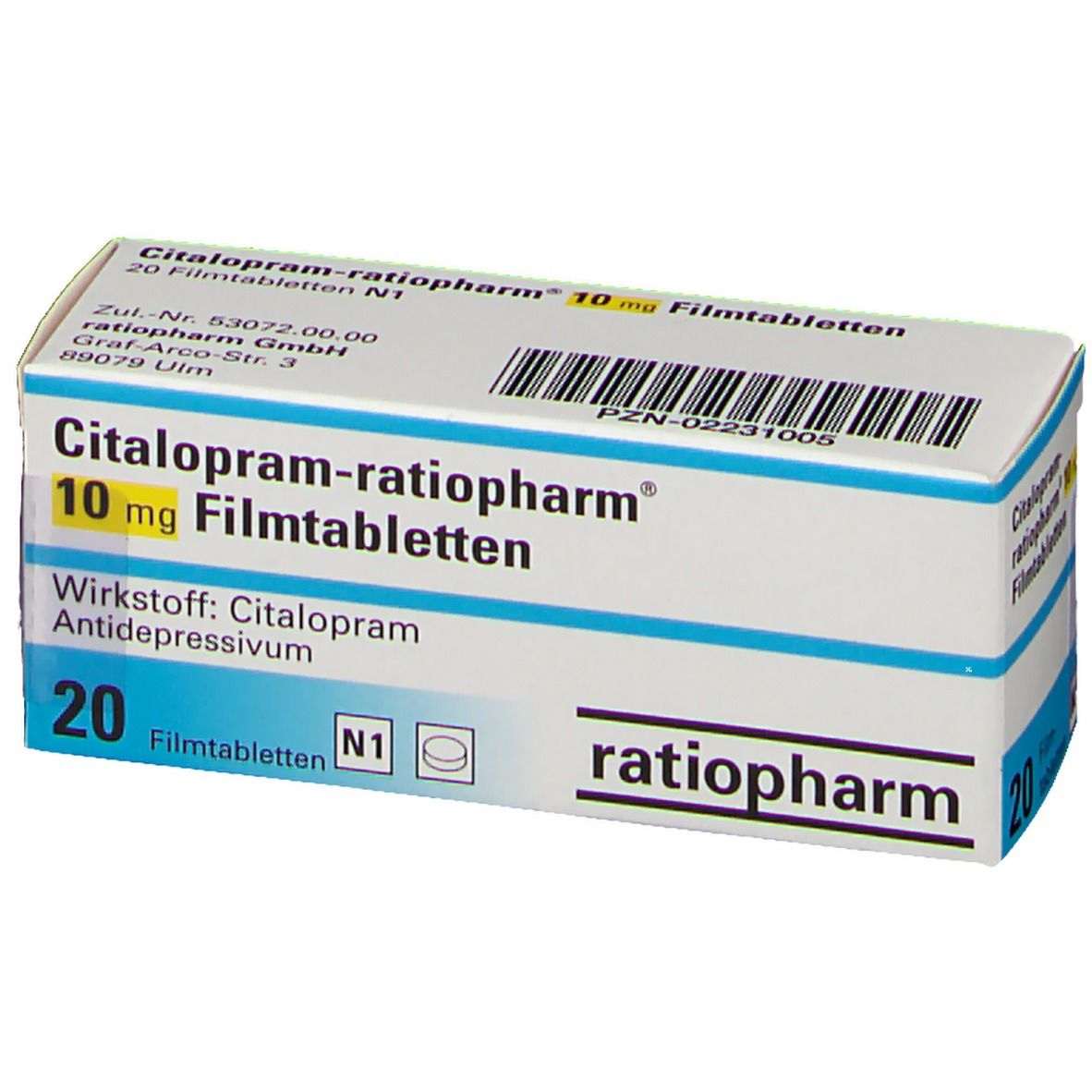 Citalopram-ratiopharm® 10 mg