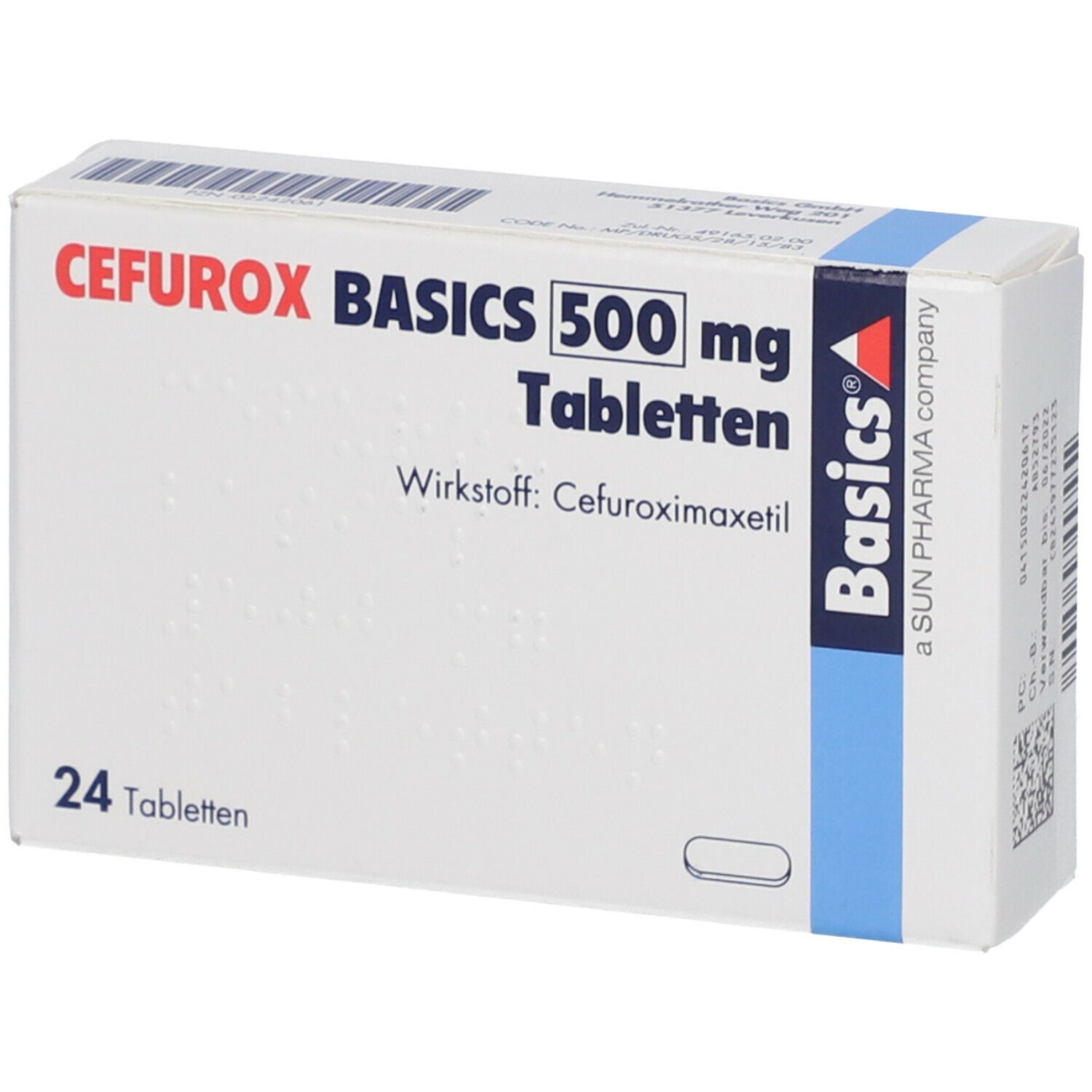 CEFUROX BASICS 500 mg.